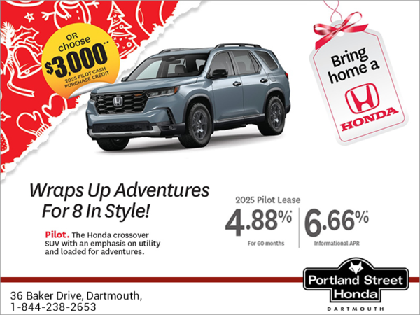 Get the 2025 Honda Pilot!