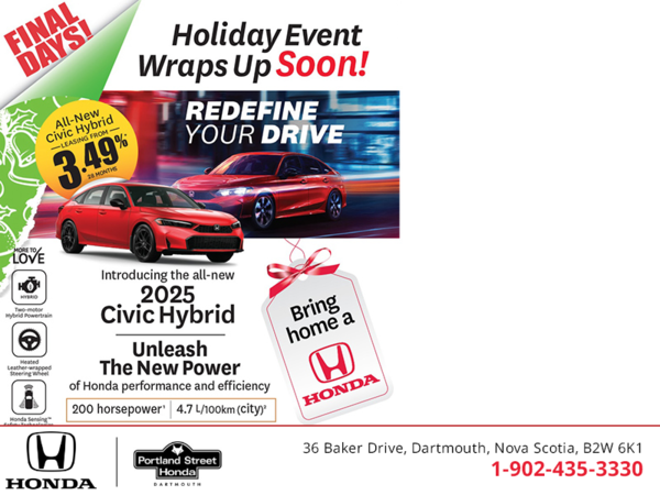 Get the 2025 Honda Civic Hybrid!