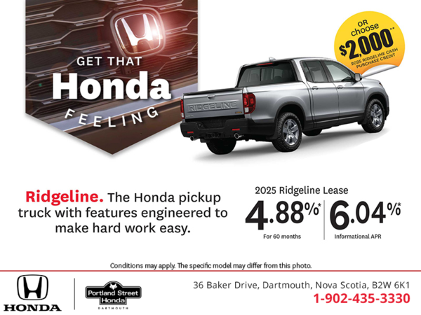 Get the 2025 Honda Ridgeline!