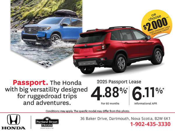 Get the 2025 Honda Passport!