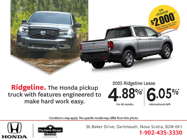 Get the 2025 Honda Ridgeline!