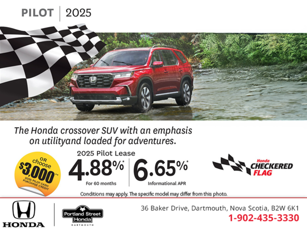 Get the 2025 Honda Pilot!