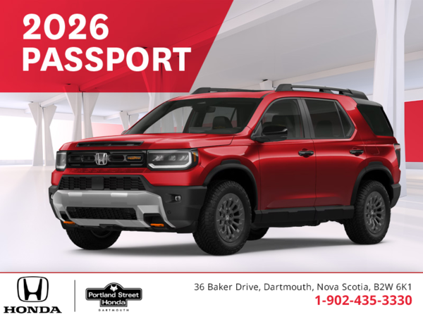 Get the 2026 Honda Passport!