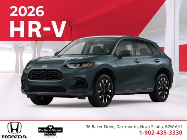 Get the 2026 Honda HR-V!