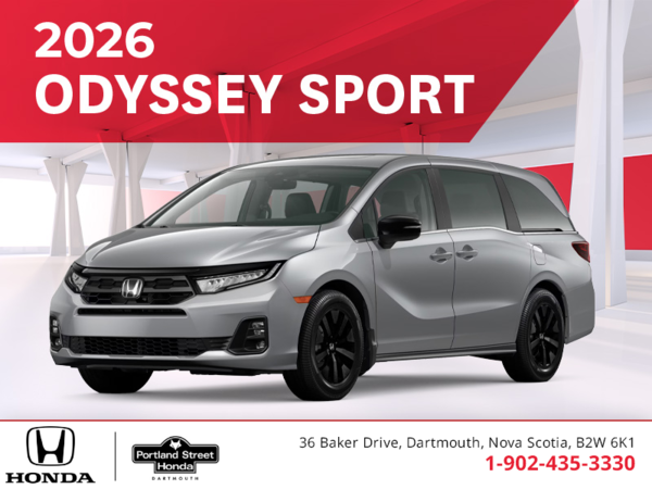 Get the 2026 Honda Odyssey!