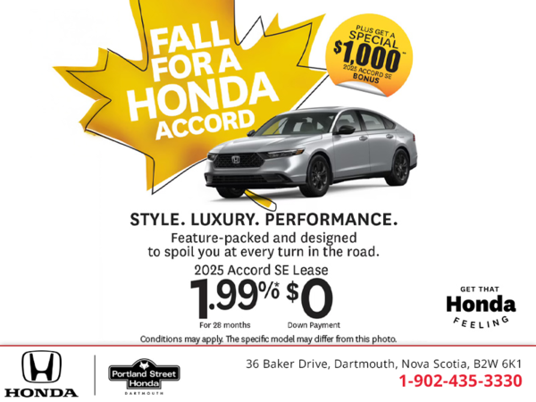 Get the 2025 Honda Accord!