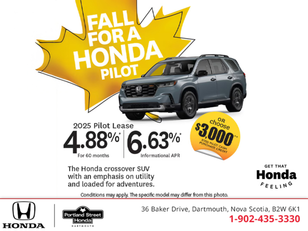 Get the 2025 Honda Pilot!