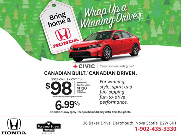 Get the 2026 Honda Civic!