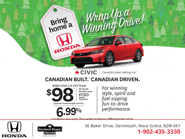 Get the 2026 Honda Civic!
