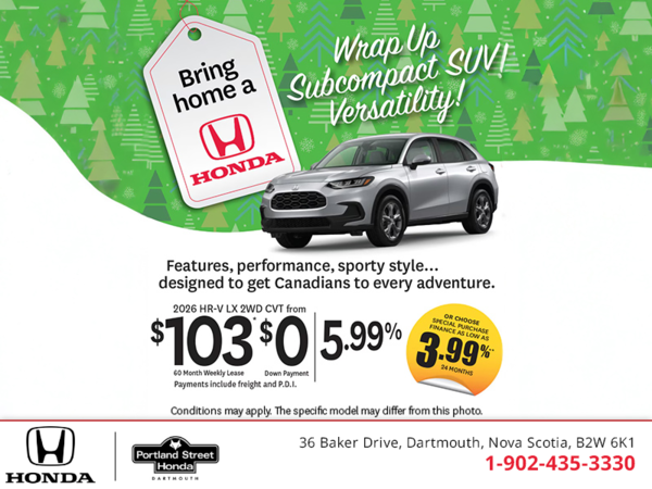 Get the 2026 Honda HR-V!