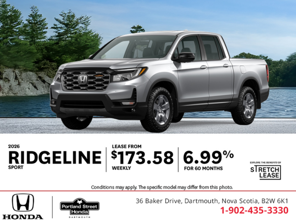 Get the 2026 Honda Ridgeline!