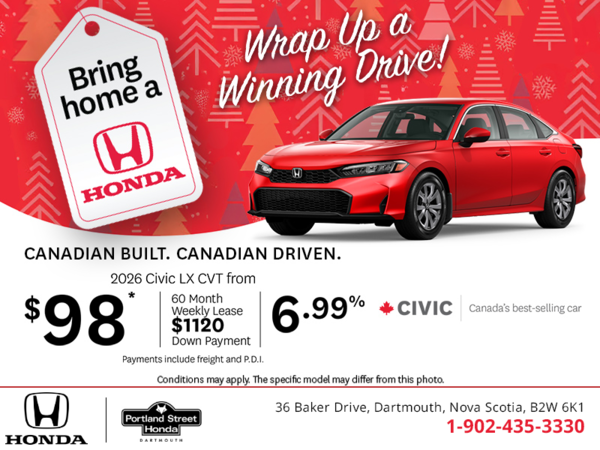 Get the 2026 Honda Civic!