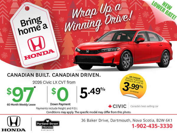 Get the 2026 Honda Civic!