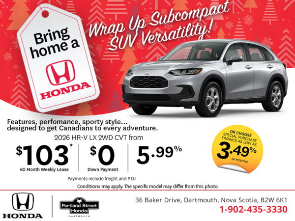 Get the 2026 Honda HR-V!