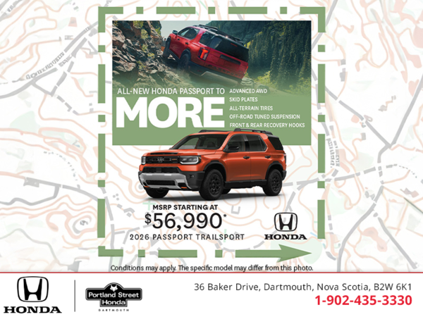 Get the 2026 Honda Passport!