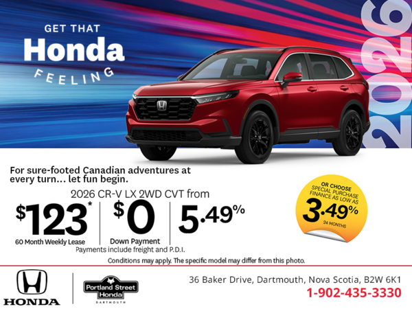 Get the 2026 Honda CR-V!