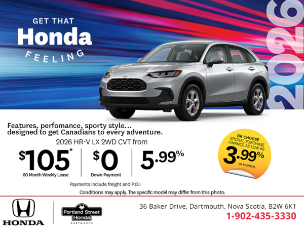 Get the 2026 Honda HR-V!