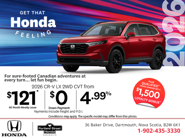 Get the 2026 Honda CR-V!