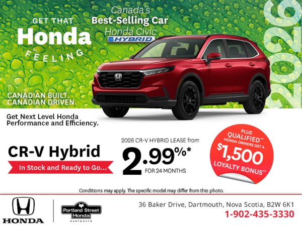 Get the 2026 Honda CR-V hybrid!