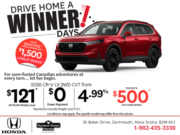 Get the 2026 Honda CR-V!