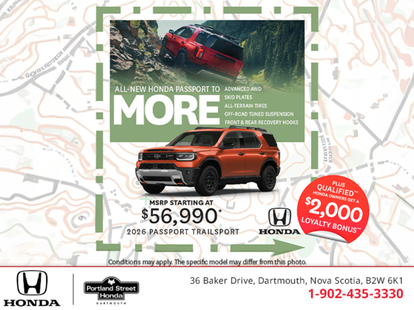 Get the 2026 Honda Passport!