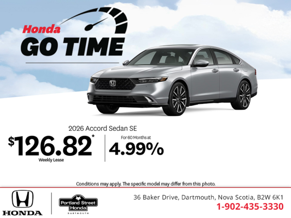 Get the 2026 Honda Accord!