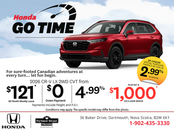 Get the 2026 Honda CR-V!