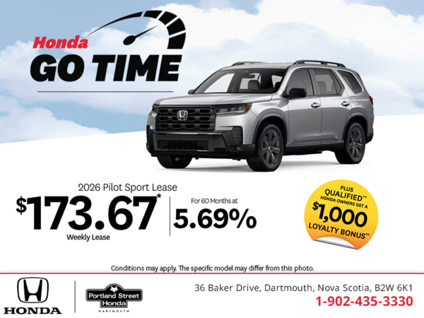 Get the 2026 Honda Pilot!