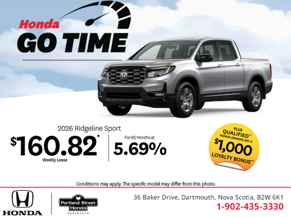 Get the 2026 Honda Ridgeline!