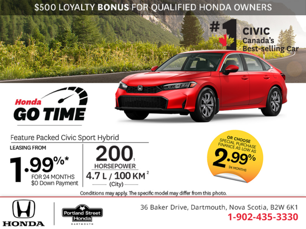 Get the 2026 Honda Civic Sport Hybrid!