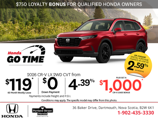 Get the 2026 Honda CR-V!