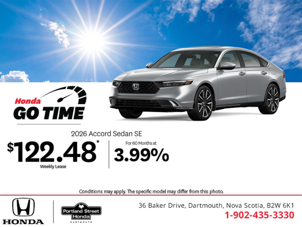 Get the 2026 Honda Accord!