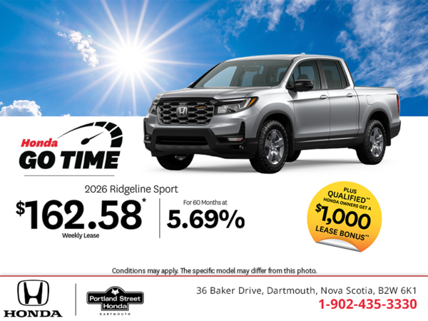 Get the 2026 Honda Ridgeline!