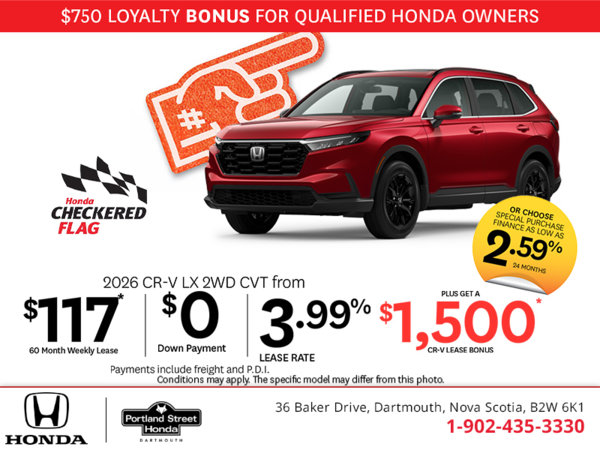 Get the 2026 Honda CR-V!