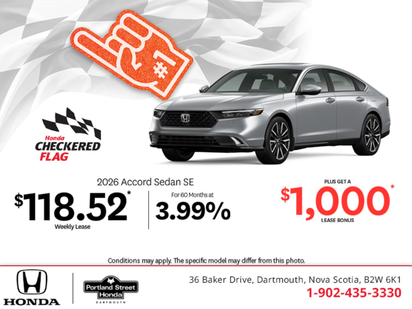 Get the 2026 Honda Accord!