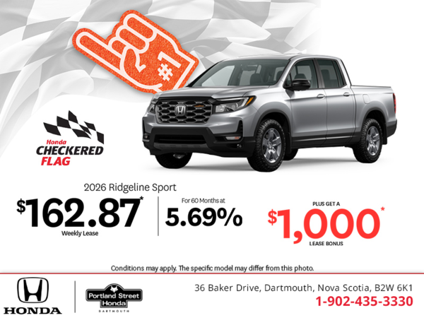 Get the 2026 Honda Ridgeline!