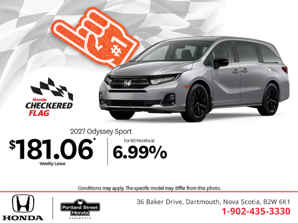 Get the 2027 Honda Odyssey!