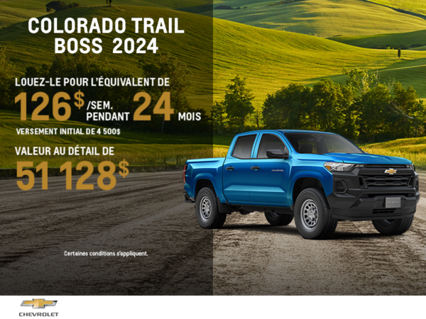 Le Chevrolet Colorado 2024