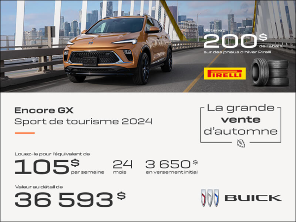 Procurez-vous le Buick Encore GX 2024