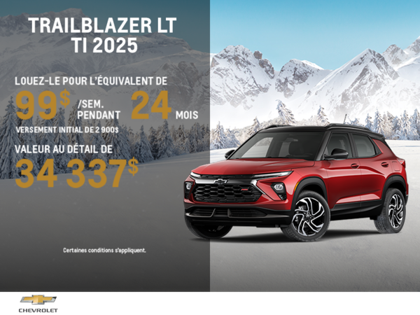 Le Chevrolet Trailblazer LT 2024