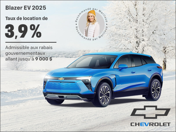 Procurez-vous le Chevrolet Blazer EV 2025