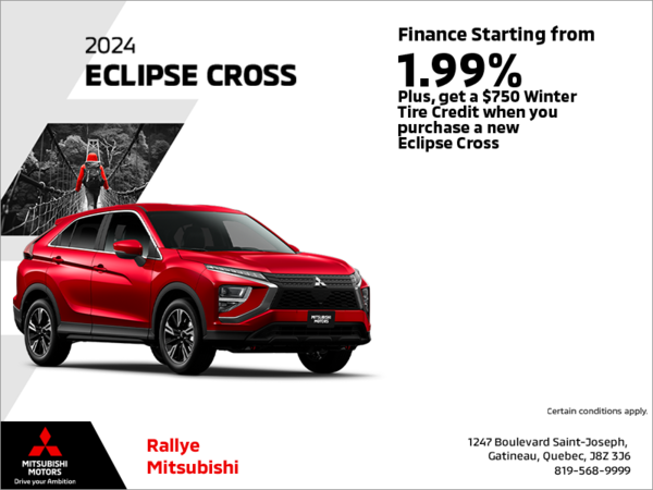 Get the 2024 Mitsubishi Eclipse Cross