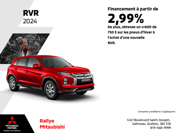 Procurez-vous le Mitsubishi Rvr 2024