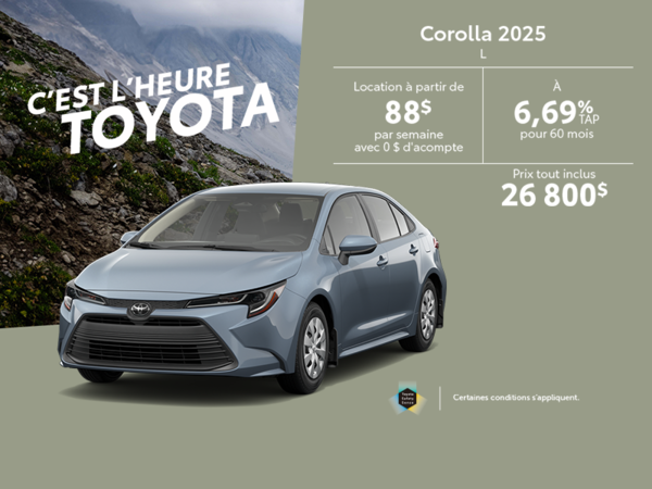 Toyota Corolla 2025