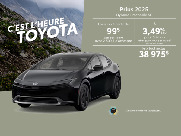 Toyota Prius Plug-In Hybrid 2025