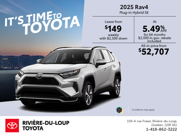 2025 Toyota RAV4 Plug-In Hybrid