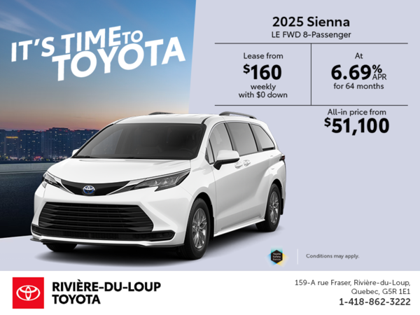 2025 Toyota Sienna Hybrid