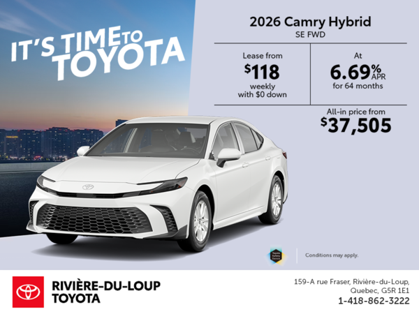 2026 Toyota Camry Hybrid