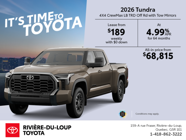 2026 Toyota Tundra