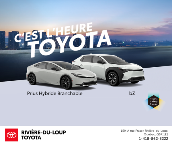C'est l'heure Toyota!